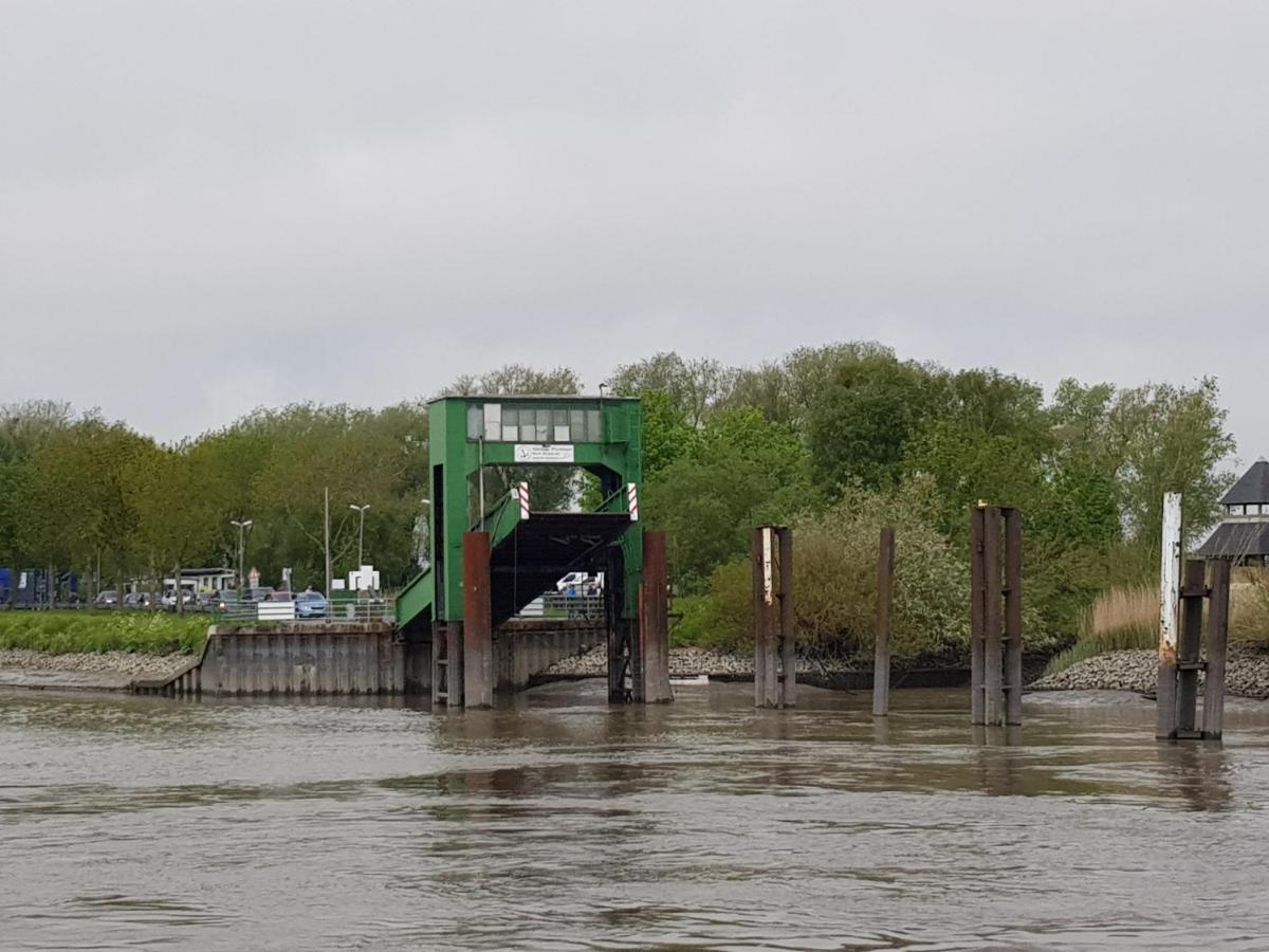 Ferienwohnung beim Bracksee Wischhafen Exterior foto